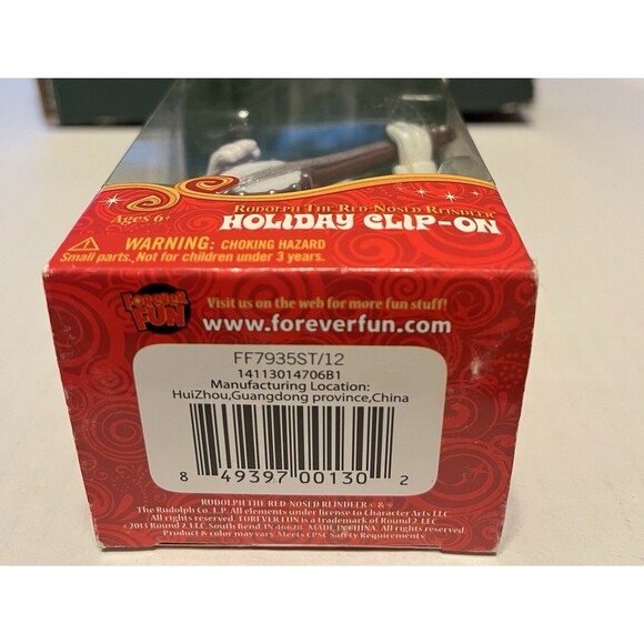 Rudolph The Red Nosed Reindeer "Sam the Snowman" Christmas Ornament Forever Fun - Picture 2 of 9